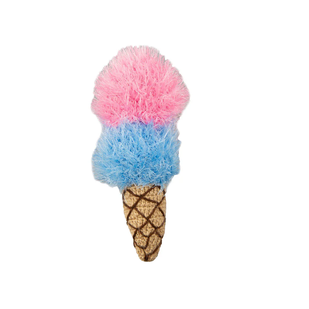 Icecream - Handmade Squeaky Dog Toy