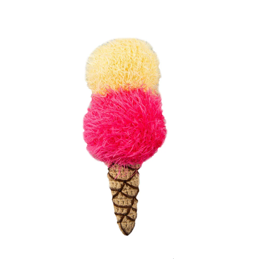 Icecream - Handmade Squeaky Dog Toy - Image 2