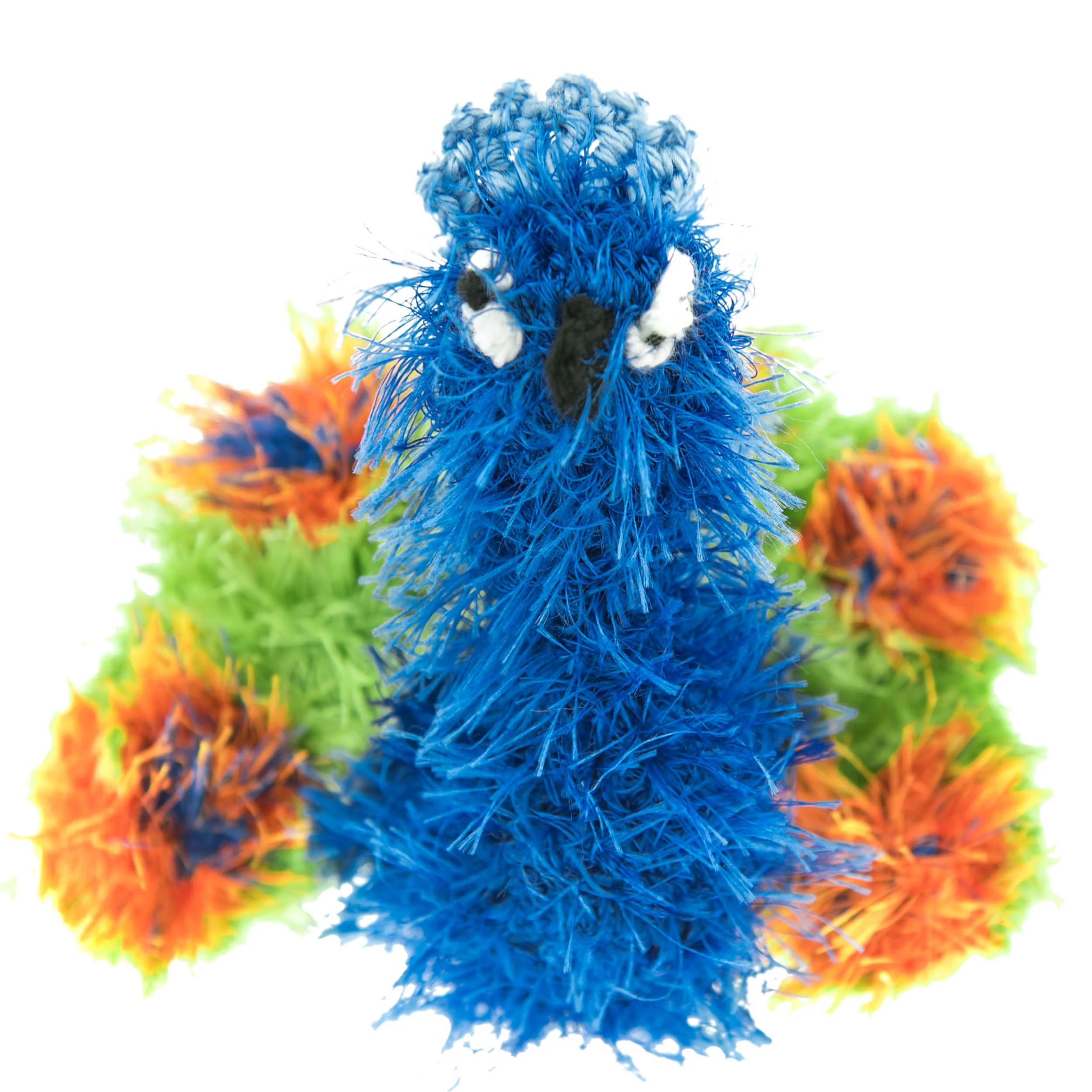 Peacock - Handmade Squeaky Dog Toy - Image 2