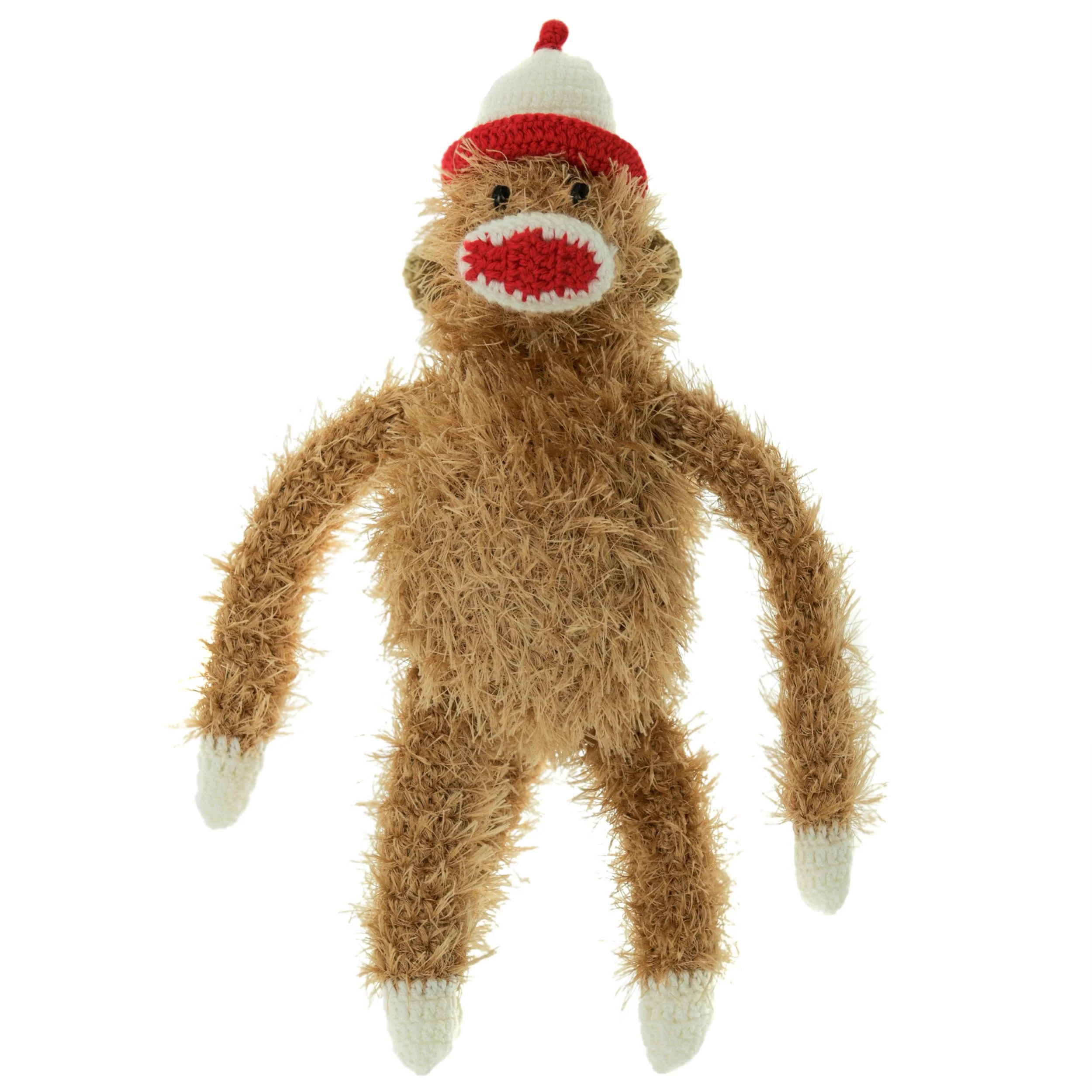 SockMonkey - Handmade Squeaky Dog Toy - Image 2