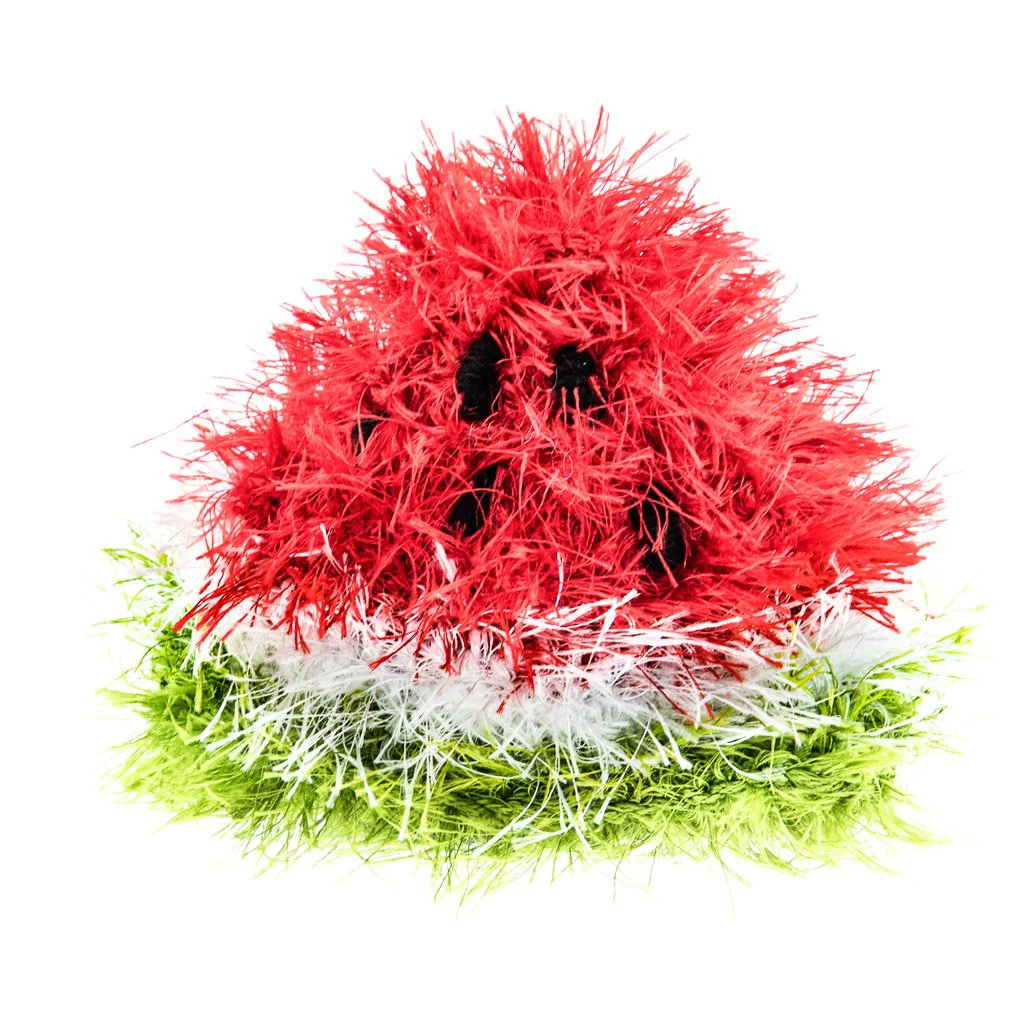 Watermelon - Handmade Squeaky Dog Toy
